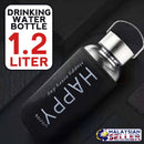 idrop 1.2L HAPPY Glass Drinking Bottle