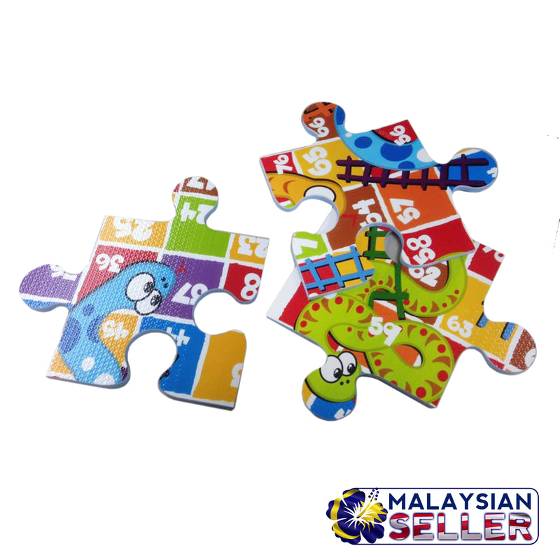 idrop Snakes and Ladders Puzzle Mat Giant Floor Puzzle & Game
