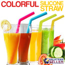 idrop 12MM Colorful Silicone Drinking Straw Set [ 3pcs ]