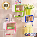 idrop  NINE [ 9 ] Toilet Bathroom Wall Mounted Storage Shelf Rack