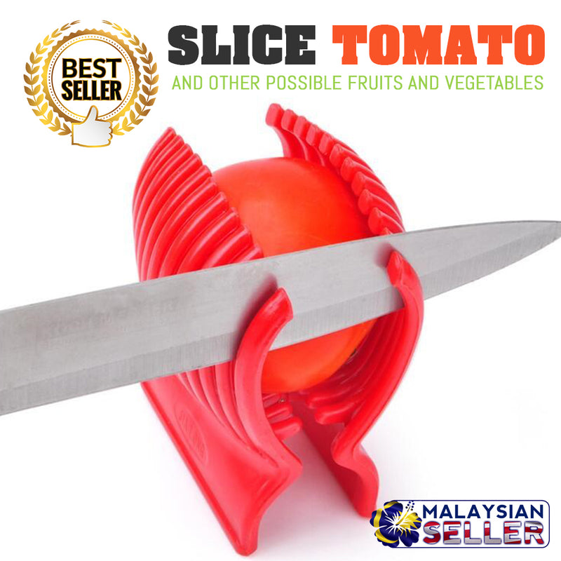 idrop TOMATO SLICER - Grip Holder Fruit Vegetable Cutter