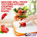 idrop High-End Spill Proof Textured Kitchen Chopping Cutting Board