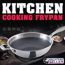 idrop [ 34CM ] Hu Li Cooking Wok Frypan with Textured Inner Surface