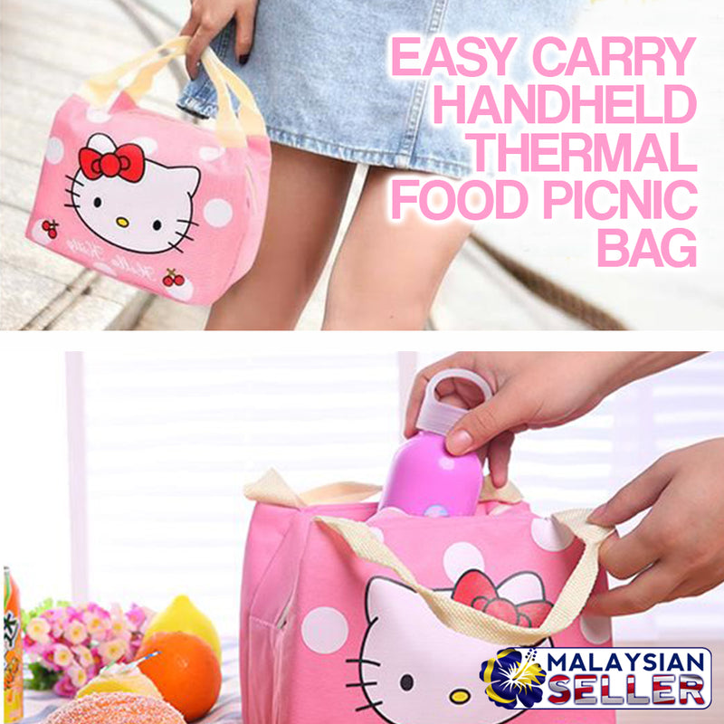 idrop Easy Carry Handheld Thermal Insulated Food Picnic Bag