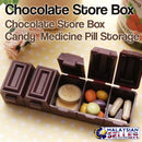 idrop Chocolate Store Box - Candy  Medicine Pill Storage
