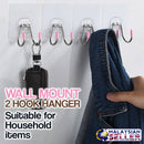 idrop Wall Mounted Household 2 Hook Hanger [ 20pcs ]