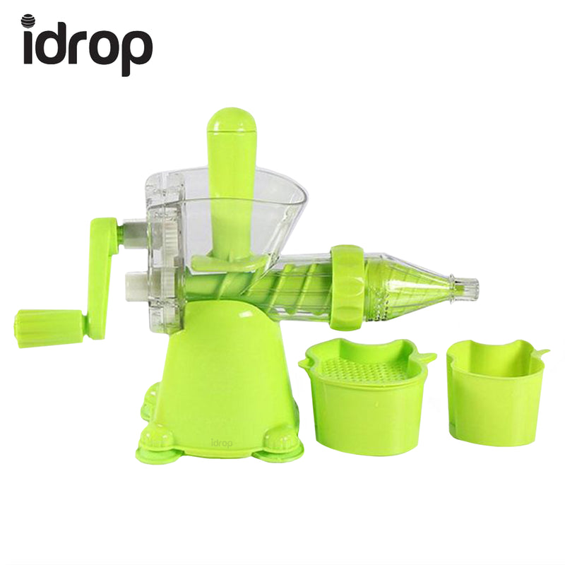 idrop 2 in 1 Manual Juicer Multifunction Hand Cranked Manual Juicer Fruit and Vegetables