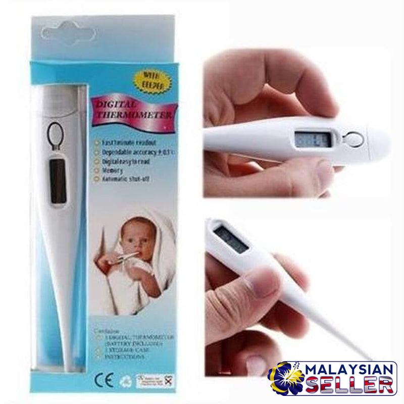 idrop Digital Thermometer with LCD Display for Adults and Kids [ KT-DT4B ]