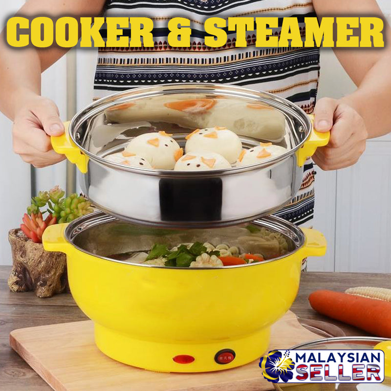 idrop 30CM [ MT-30 ] 2 Layer Electric Cooking Steaming Cooker