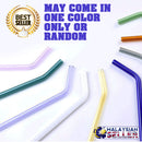 idrop GLASS STRAW - Bent Glassed Drinking Straw