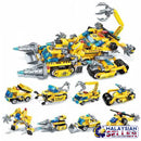 idrop [ ENLIGHTEN ] TRANSFORM MECHA Construction Robot Transformer Toy