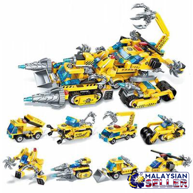 idrop [ ENLIGHTEN ] TRANSFORM MECHA Construction Robot Transformer Toy