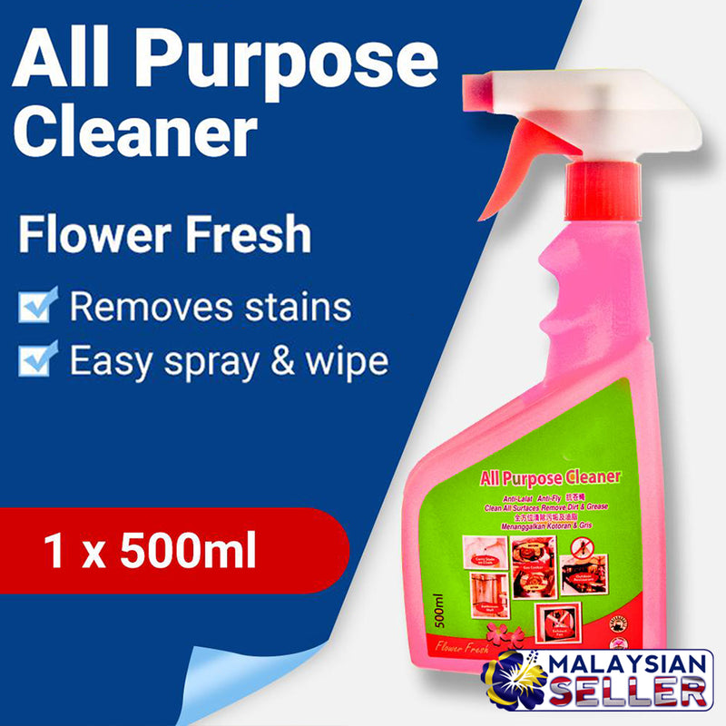 idrop 500ML Kleenso All Purpose Cleaner - Flower Fresh Fragrant