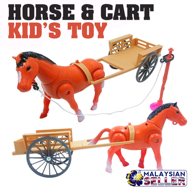 idrop Horse & Cart Kid's Moving Toy