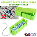 idrop POWER ORGANIZER - Extension Cord Cable Box Storage Manager