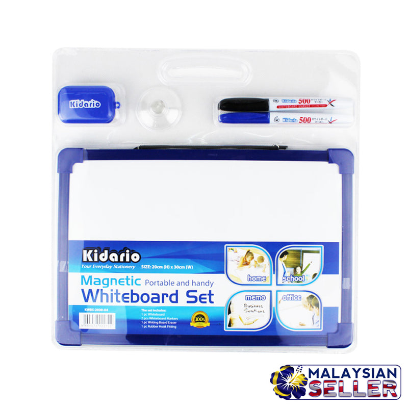 idrop KIDARIO Magnetic Whiteboard Set [ KWBS-2030-A4 ]