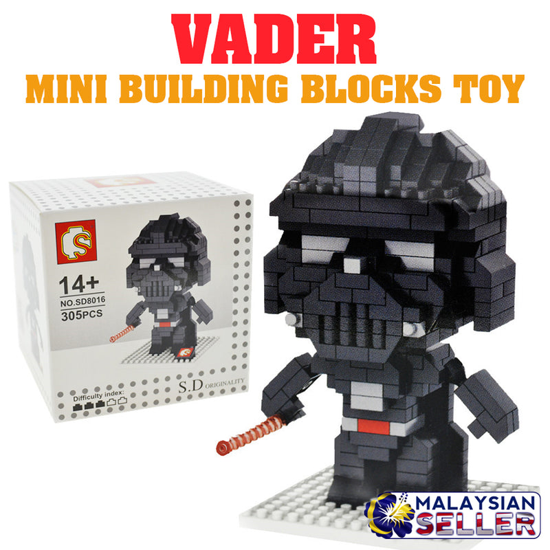 idrop [ Vader ] ( 305 Pcs ) Mini Building Blocks Toy