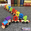 idrop NUMBER TRAIN - Numeric Wooden Train Learning Toy