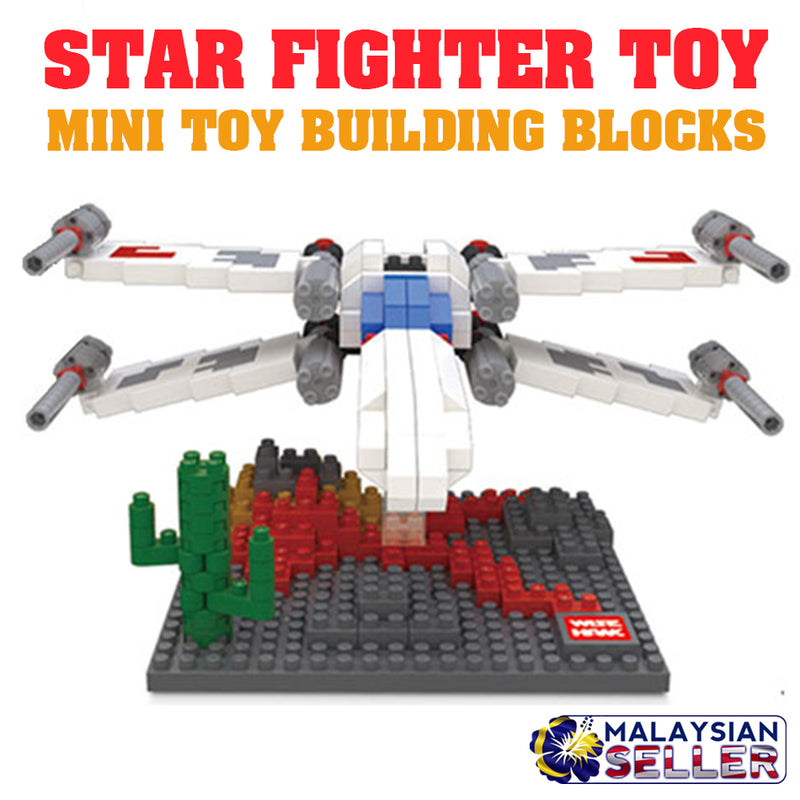 idrop [ X-Wing Star Fighter ] ( 510 Pcs ) Model Toy Mini Building Blocks