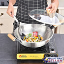 idrop 34CM - GD TRENDY Kitchen Cooking Wok Frying Pan
