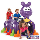 idrop PLAYGROUND - Children Purple Caterpillar Tunnel ( 4 Sections )