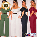 idrop Women's Falbala Summer Jumpsuit