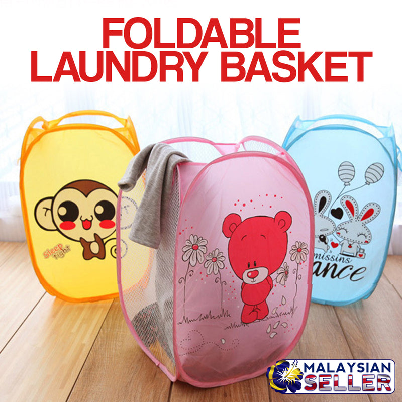 idrop Foldable Laundry Storage Basket