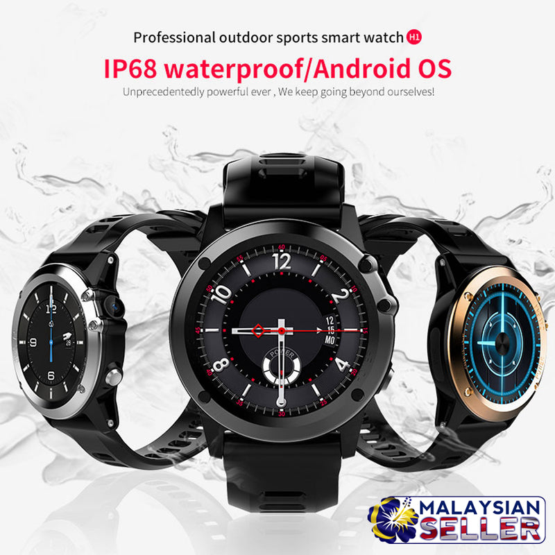 idrop SMART WEAR - H1 1.39" AMOLED Screen Bluetooth 3G Wifi  IP68 Smart Watch