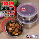 idrop 12cm Stainless Steel Kitchen Tight Seal Food Storage Container