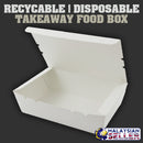 idrop [ 20pcs ] Plain White Lunch Box Use Paper [ LARGE / MEDIUM ][ 245gsm + ISPE ]