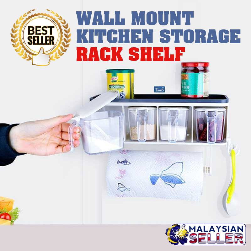 idrop SEASONING STORAGE - Kitchen Wall Mount Rack Shelf