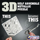 idrop HUEY HELICOPTER [ Nano Puzzle ] - 3D Lasercut Metal Puzzle