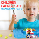 idrop MAT PLATE - Children Flexible Non Slip Eating Plate