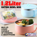 idrop 1.2L Eating Bowl Mug with Smartphone Stand