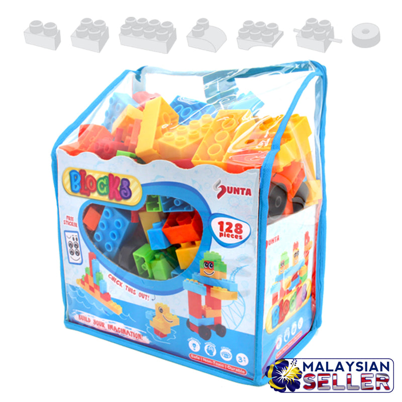 idrop SUNTA BLOCKS [ 128pcs ] Children Toy Building Block