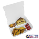 idrop Disposable Takeaway Paper Cardboard Food / Lunch Box Wholesale [ 1 / 10 / 40 / 100 pcs ]