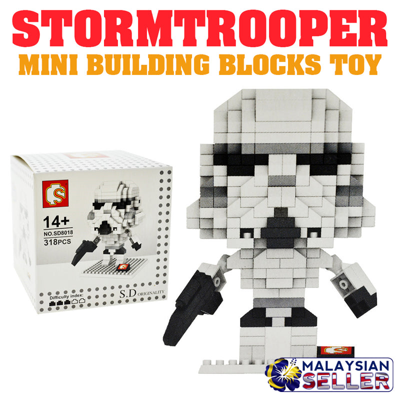 idrop [ Storm Trooper New Order ] ( 318 Pcs ) Mini Building Blocks Toy