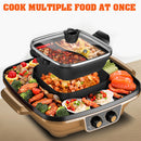 idrop 45CM Multifunction Electric Hot Pot & Grill Cooker
