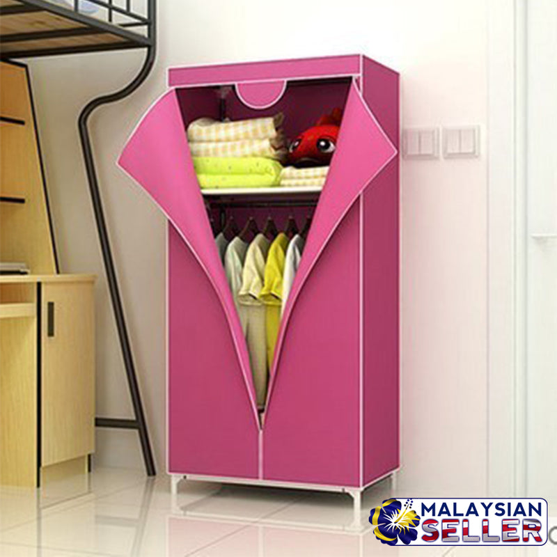 idrop Folding Non-Woven Fabric Wardrobe Portable Closet