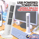 idrop Electric USB Power Standing Tower Fan with Adjustable Wind Speed