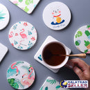 idrop Round Diatom Cup Mat ( 10CM ) [ 2pcs / 1pc ]