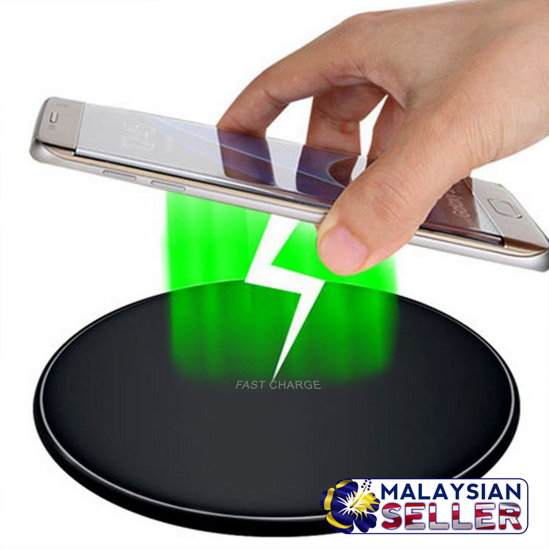 idrop GY-68 Thin Wireless Charger Charge Base Ultra Thin Round Shape