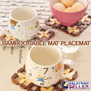 idrop BAMBOO MAT Wooden Placemat