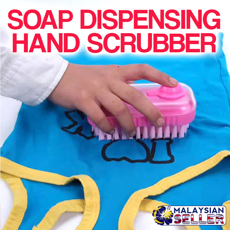 idrop 2 IN 1 Soap Scrubber - Soap Dispensing Cleaning Brush