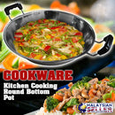 idrop 34CM Cooking Wok Round Bottom Pot [ JIANDA ]