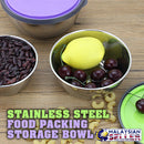 idrop Stainless Steel Food Packing Portable Bowl [ 14&16CM ]