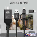idrop 3 IN 1 Cast - Phone to HDTV Cable [ Lightning / Micro / Type C / HDTV ]