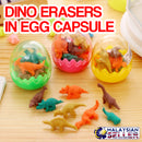 idrop DINO EGG - Mini Dinosaur Kids Rubber Eraser Stationary [ 24pcs ]