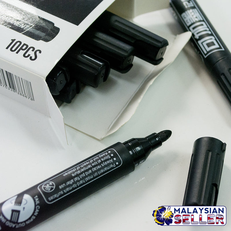 idrop YONGZE 10pcs Permanent Black Marker