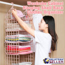 idrop 5 Layer Wardrobe Cabinet Hanging Shelf Rack Clothes Organizer